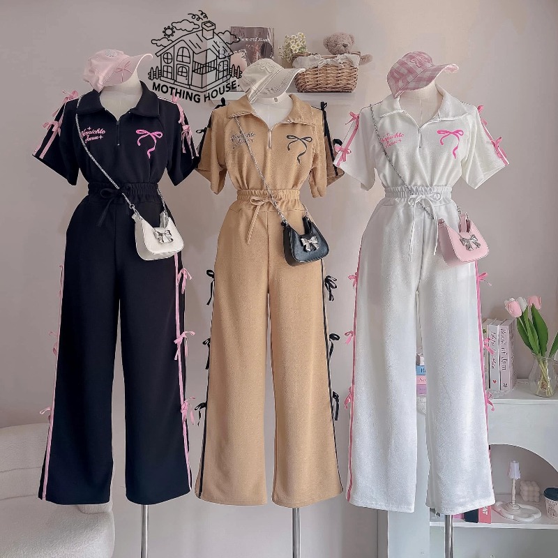 Summer Short Set - Sweet Suit Women's Summer New Bow-tie