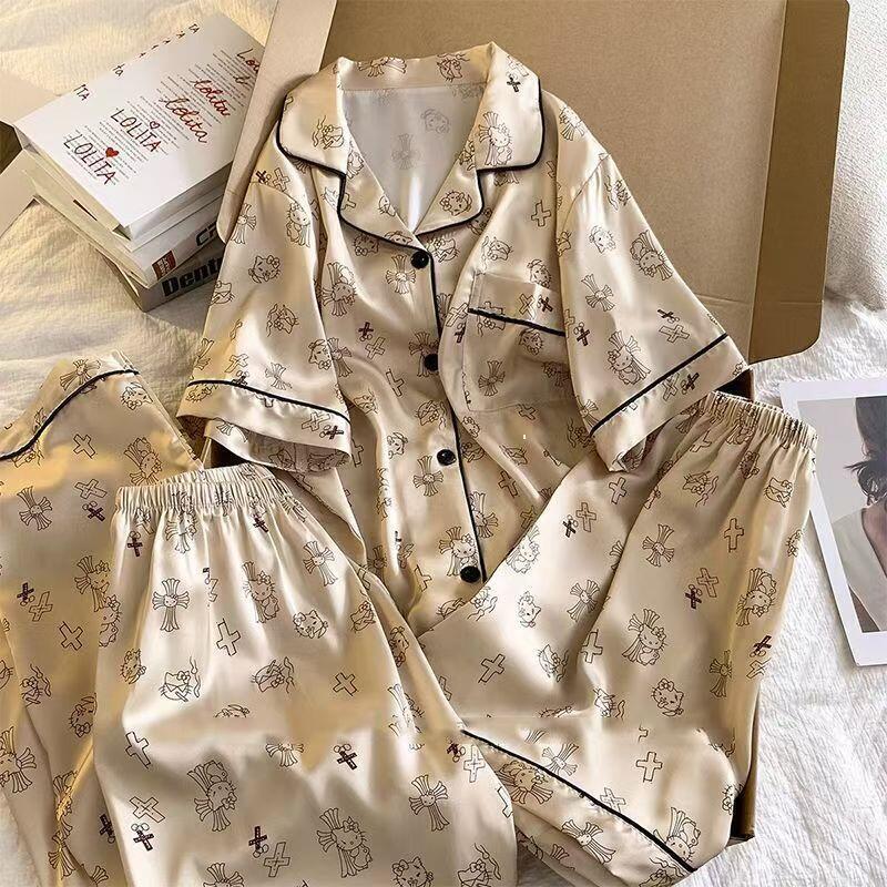 Summer Short Set - Hello Kitty Female Summer Pajamas Popular