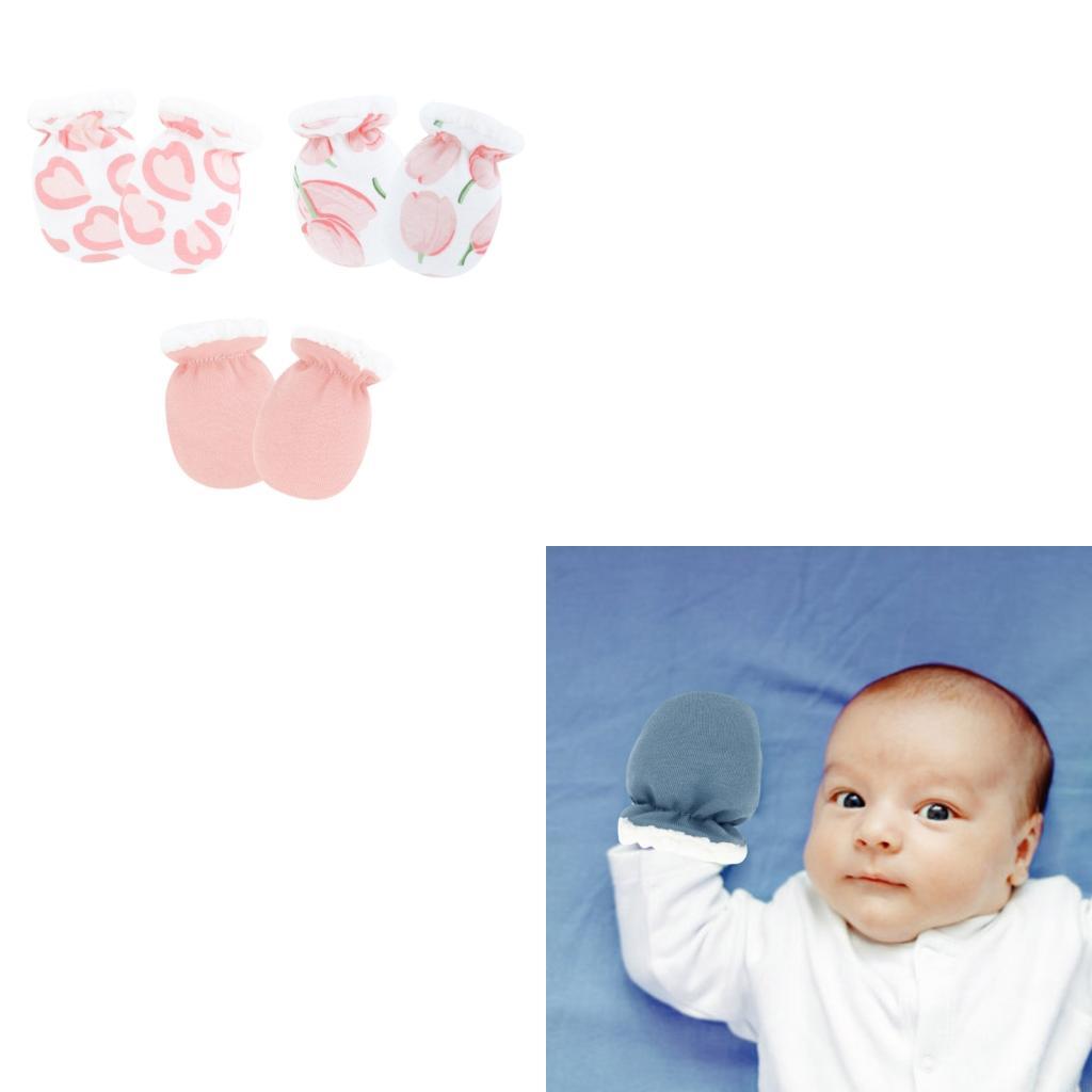 Baby Mittens Scratch - J2HD Set of 3 Pair Baby
