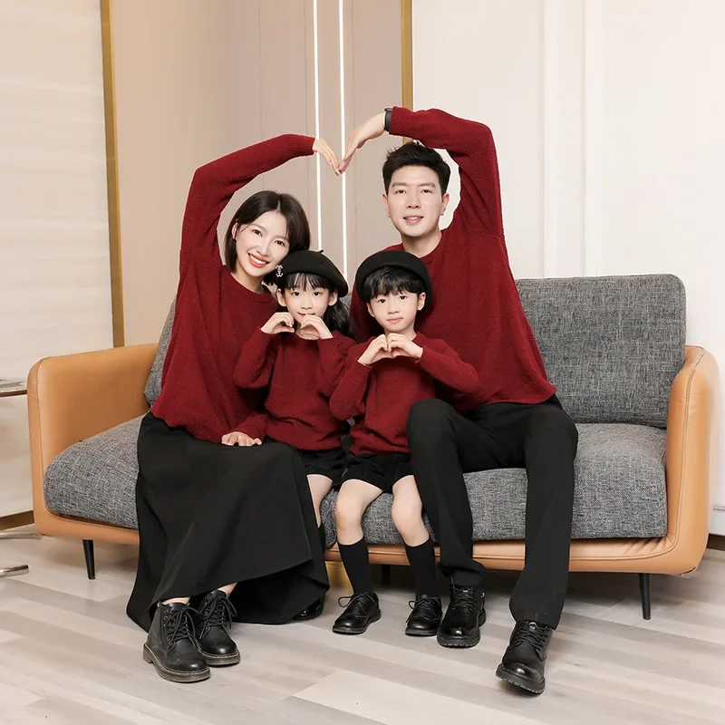 Baby Clothing Jumpers - Parents and Children Knit Jumpers Family