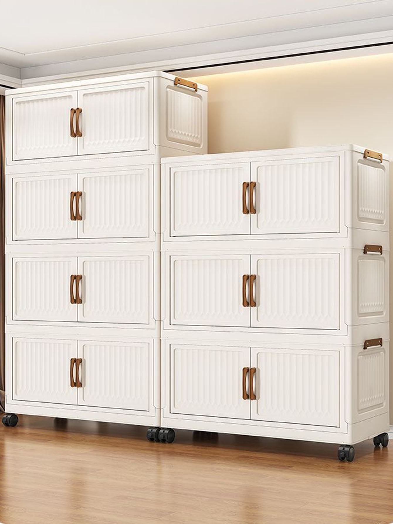 Baby Clothing Storage - Foldable No-Install Multi-Layer Plastic Baby Wardrobe