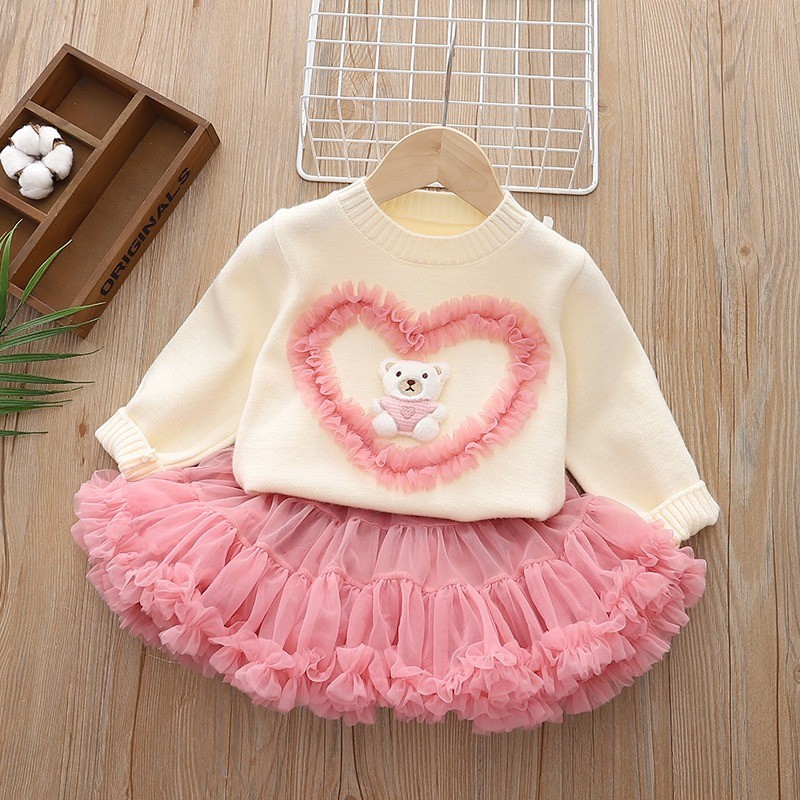 Baby Clothing Jumpers - Girl's Jumper Set Autumn and Winter