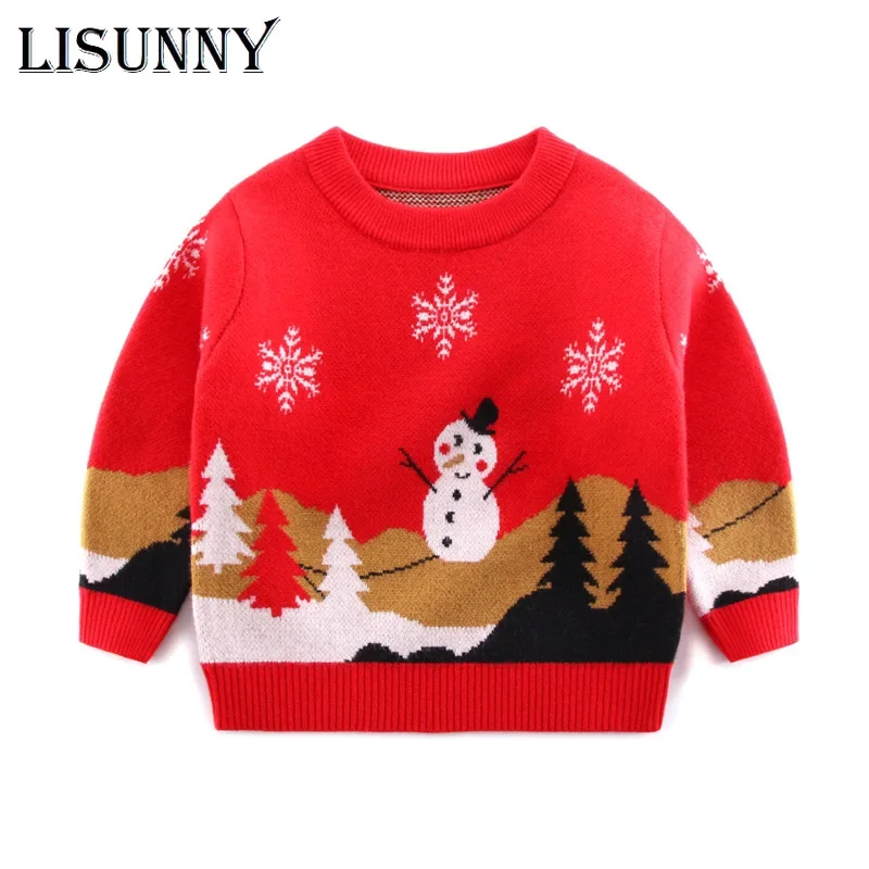 Baby Clothing Jumpers - 2025 Autumn Winter Kid Christmas Sweater