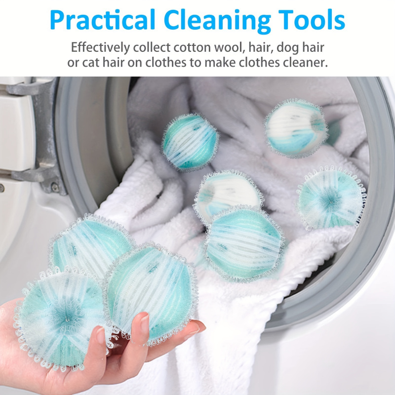 Baby Clothing Storage - 5-Pack Reusable Pet Hair Removal Balls