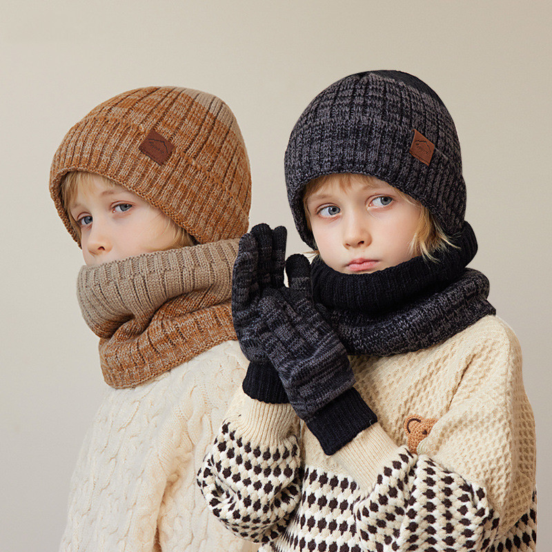 Baby Hat Beanie - 1 Set 4-10Y Children Baby Boy