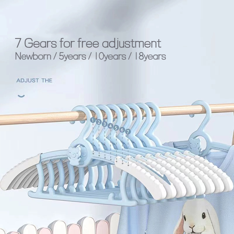 Baby Clothing Storage - 10PCS Baby Clothes Hangers Extendable Anti