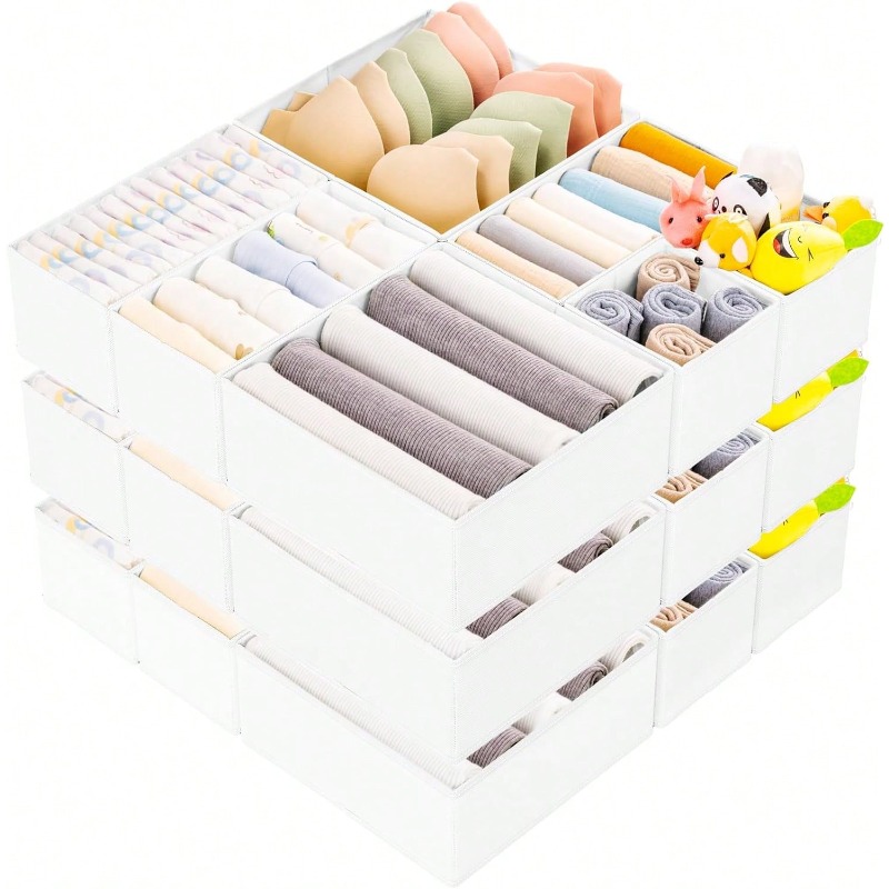 15PCS Drawer Organizer Clothes - Baby Clothing Storage ulasan dan harga
