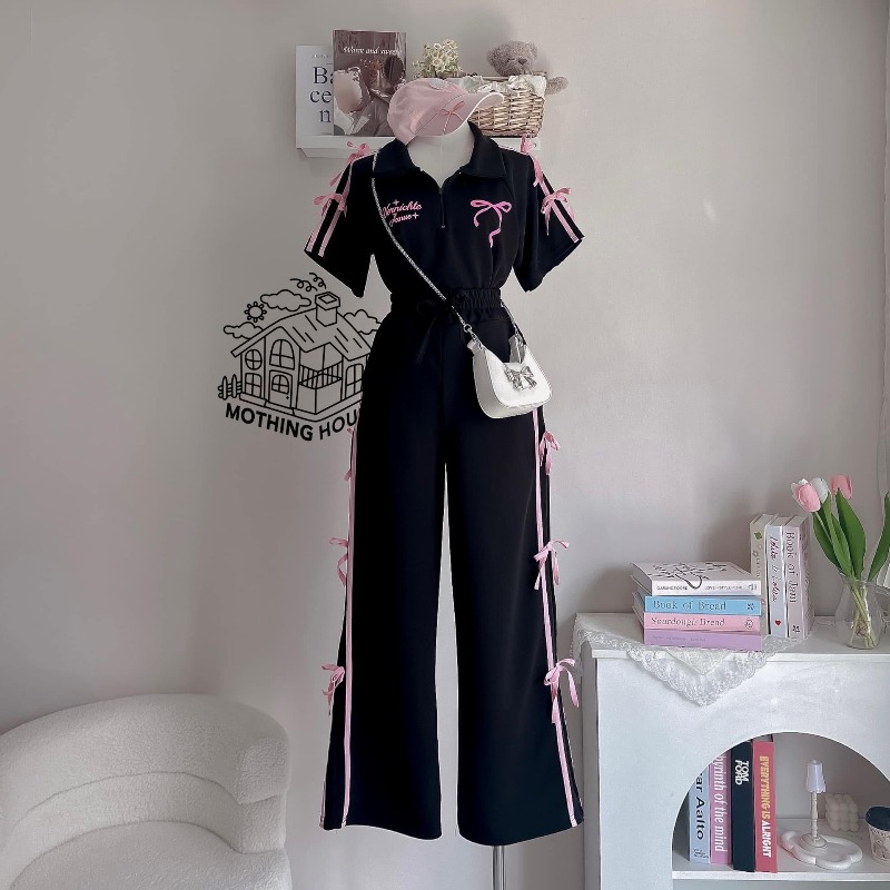 Sweet Suit Women's Summer New  - Summer Short Set ulasan dan harga
