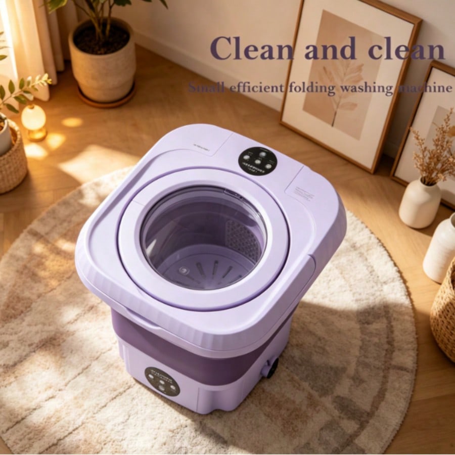 Foldable Mini Washing Machine, - Baby Clothing Washing Machine ulasan dan harga