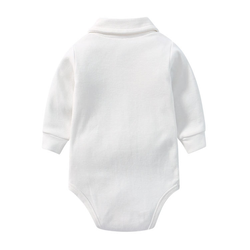 Baby Polo Collar Bodysuit 100% - Romper Onesie Baby ulasan dan harga