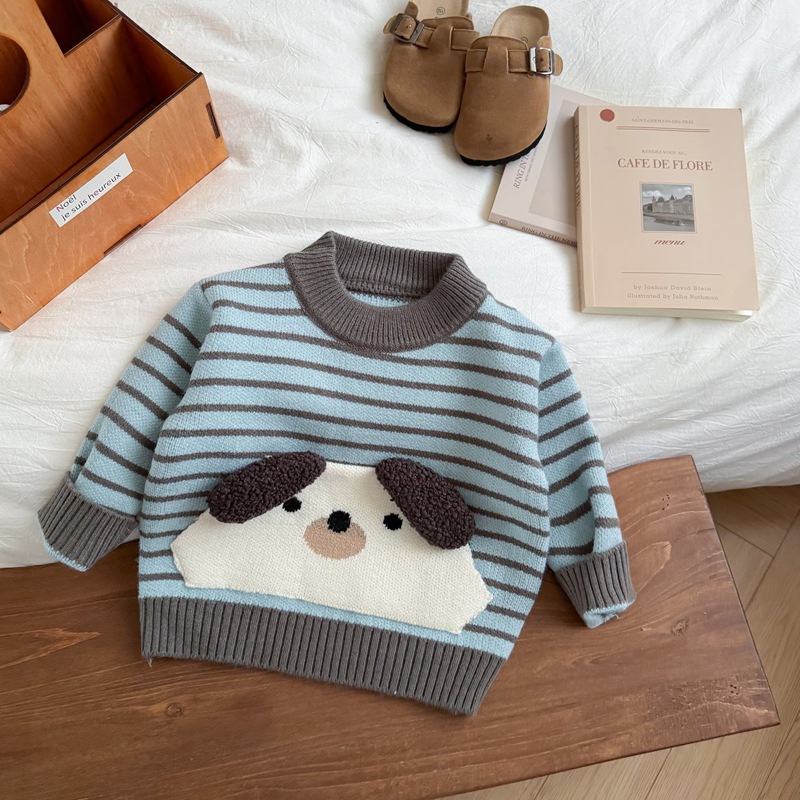 Lovely Cartoon Dog Pattern Chi - Baby Clothing Jumpers ulasan dan harga