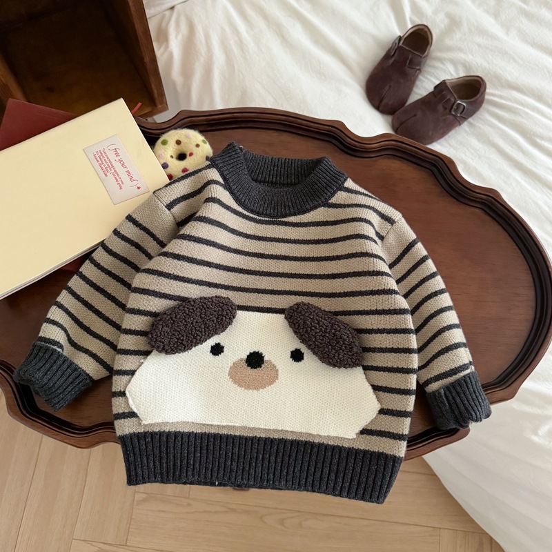 Lovely Cartoon Dog Pattern Chi - Baby Clothing Jumpers ulasan dan harga