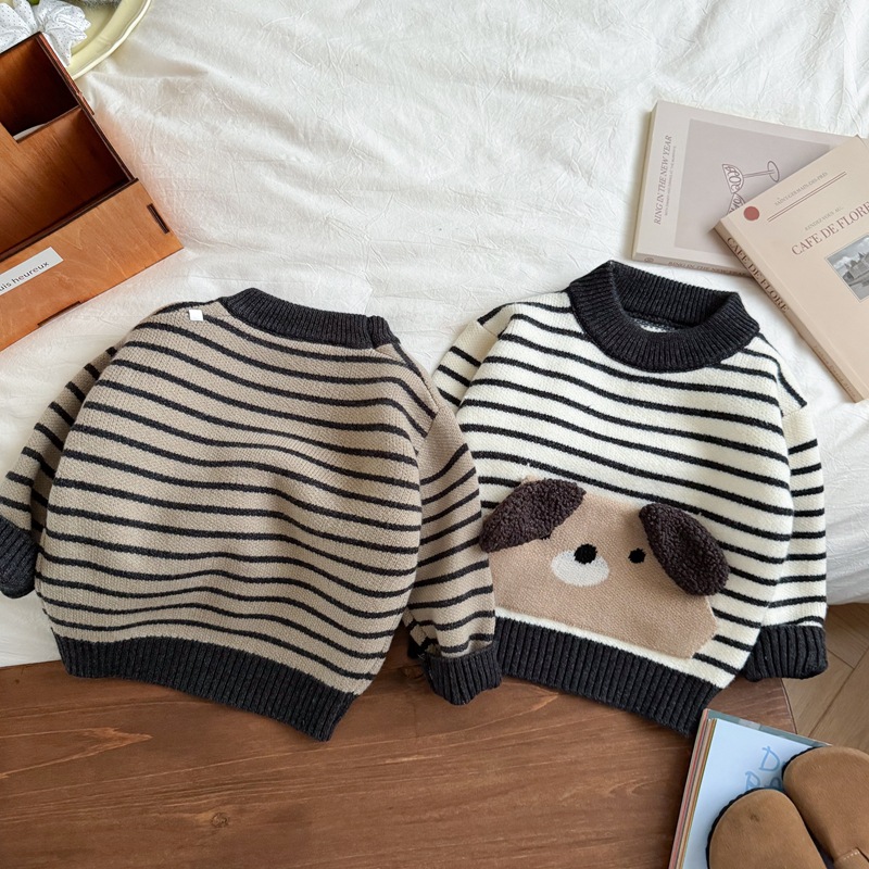 Lovely Cartoon Dog Pattern Chi - Baby Clothing Jumpers ulasan dan harga