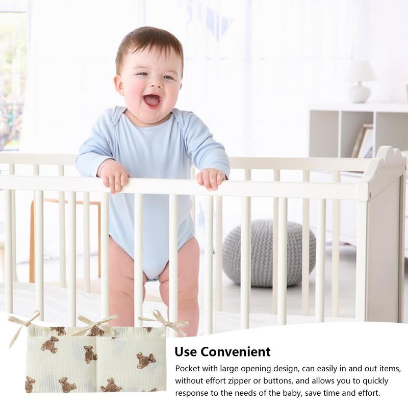 Baby Crib Organizer Cot Caddy  - Baby Clothing Storage ulasan dan harga