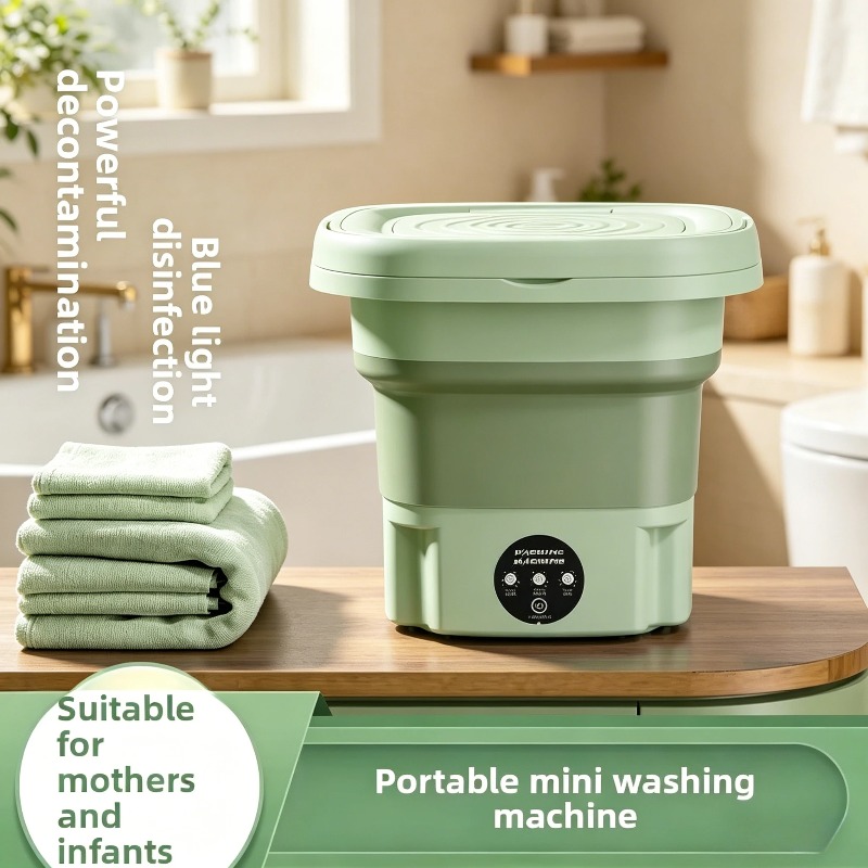 Portable Folding Mini Washing  - Baby Clothing Washing Machine ulasan dan harga