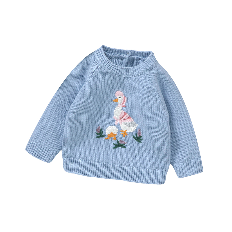 Autumn Baby Sweater Cute Embro - Baby Clothing Jumpers ulasan dan harga