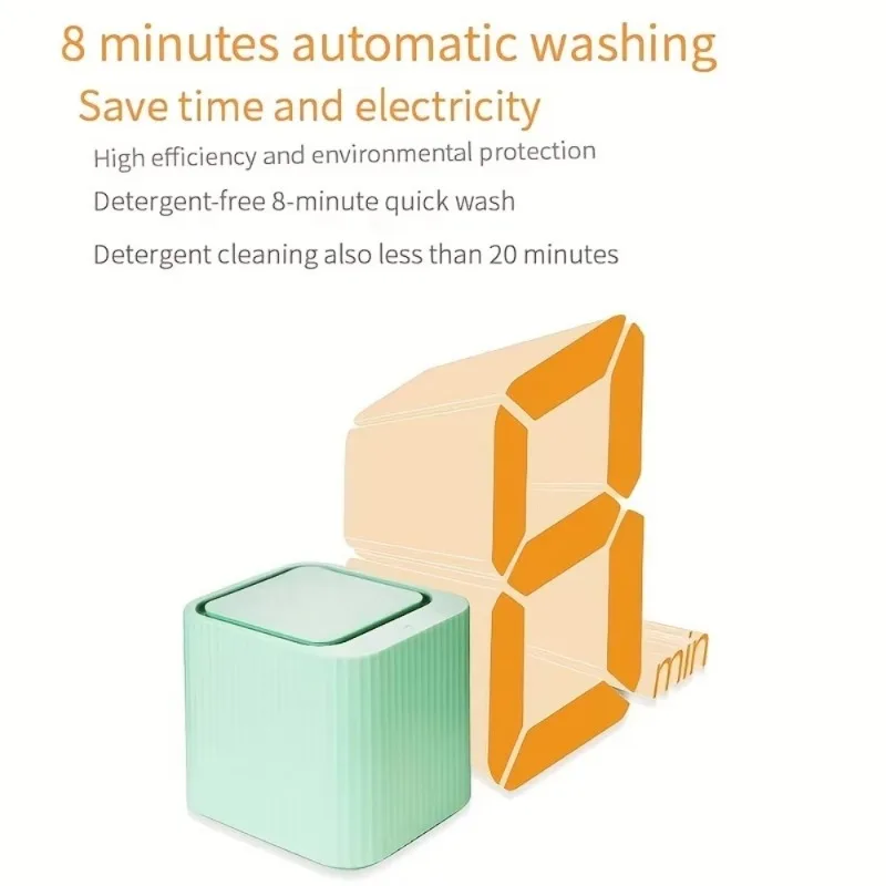 Automatic Mini Washing Machine - Baby Clothing Washing Machine ulasan dan harga