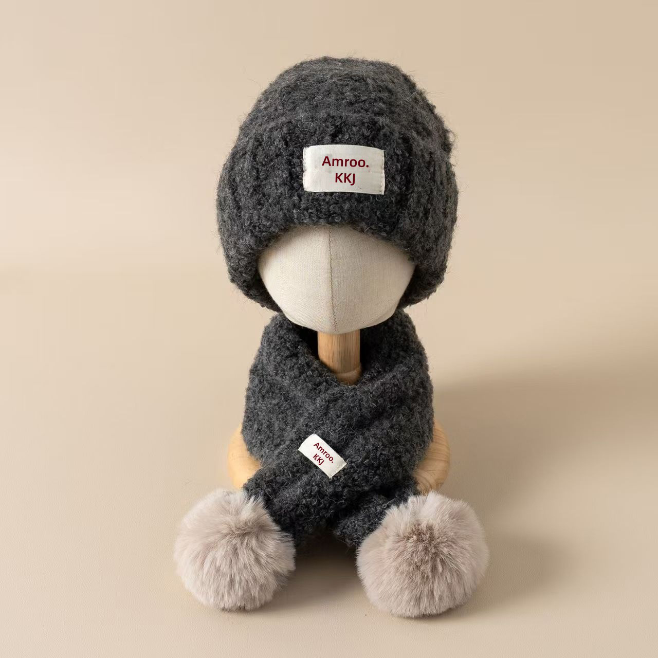 Winter Warm Children Scarf Plu - Baby Hat Beanie ulasan dan harga