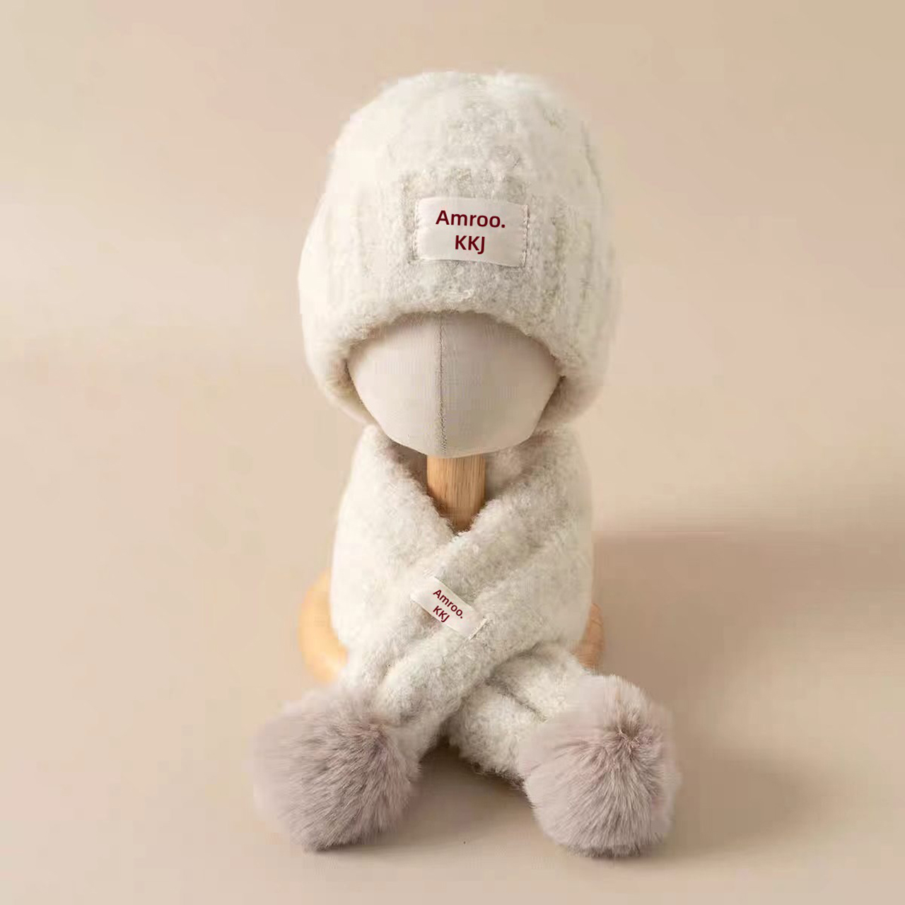 Winter Warm Children Scarf Plu - Baby Hat Beanie ulasan dan harga