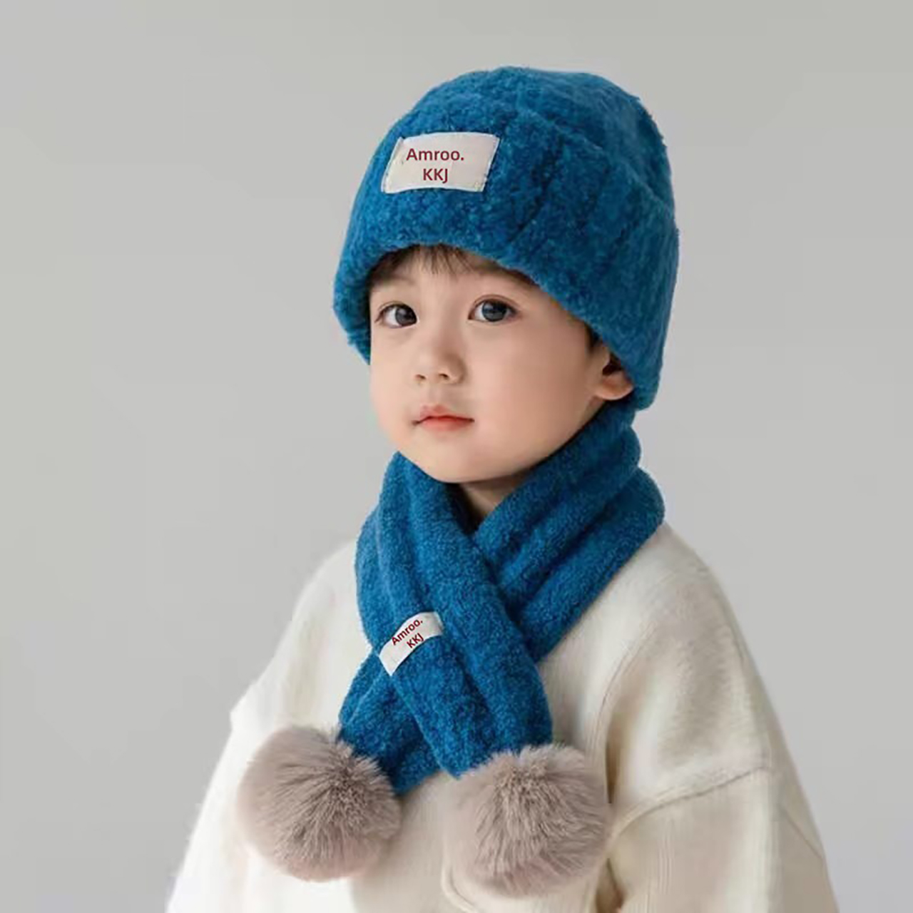 Winter Warm Children Scarf Plu - Baby Hat Beanie ulasan dan harga