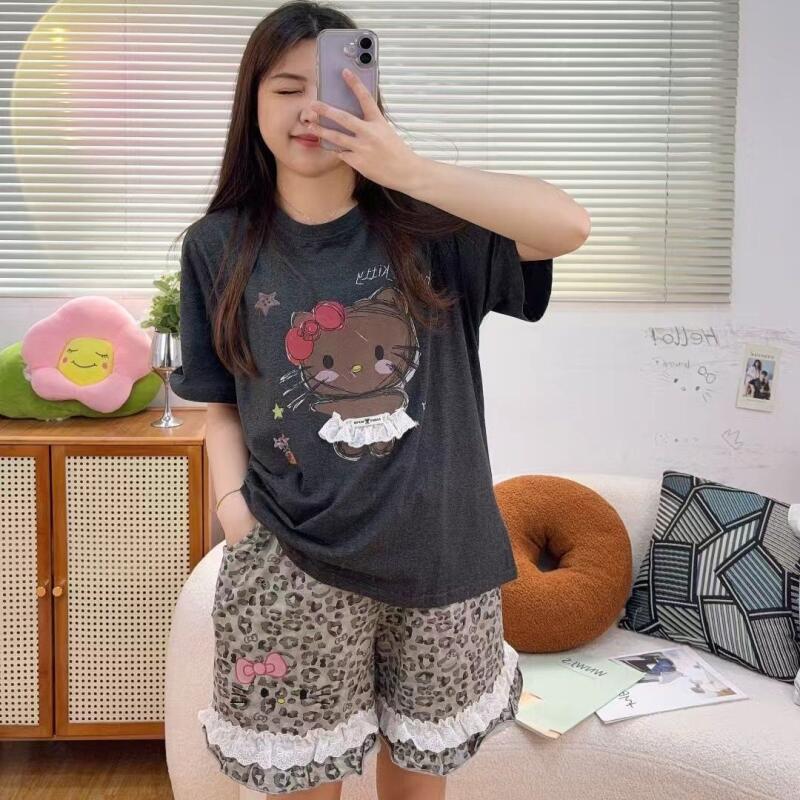 Popular Hello Kitty Summer Car - Summer Short Set ulasan dan harga