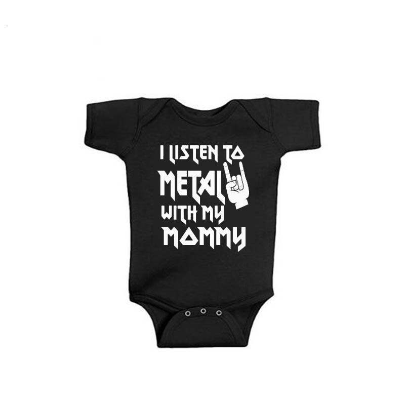 I Listen to Metal with My Dadd - Romper Onesie Baby ulasan dan harga