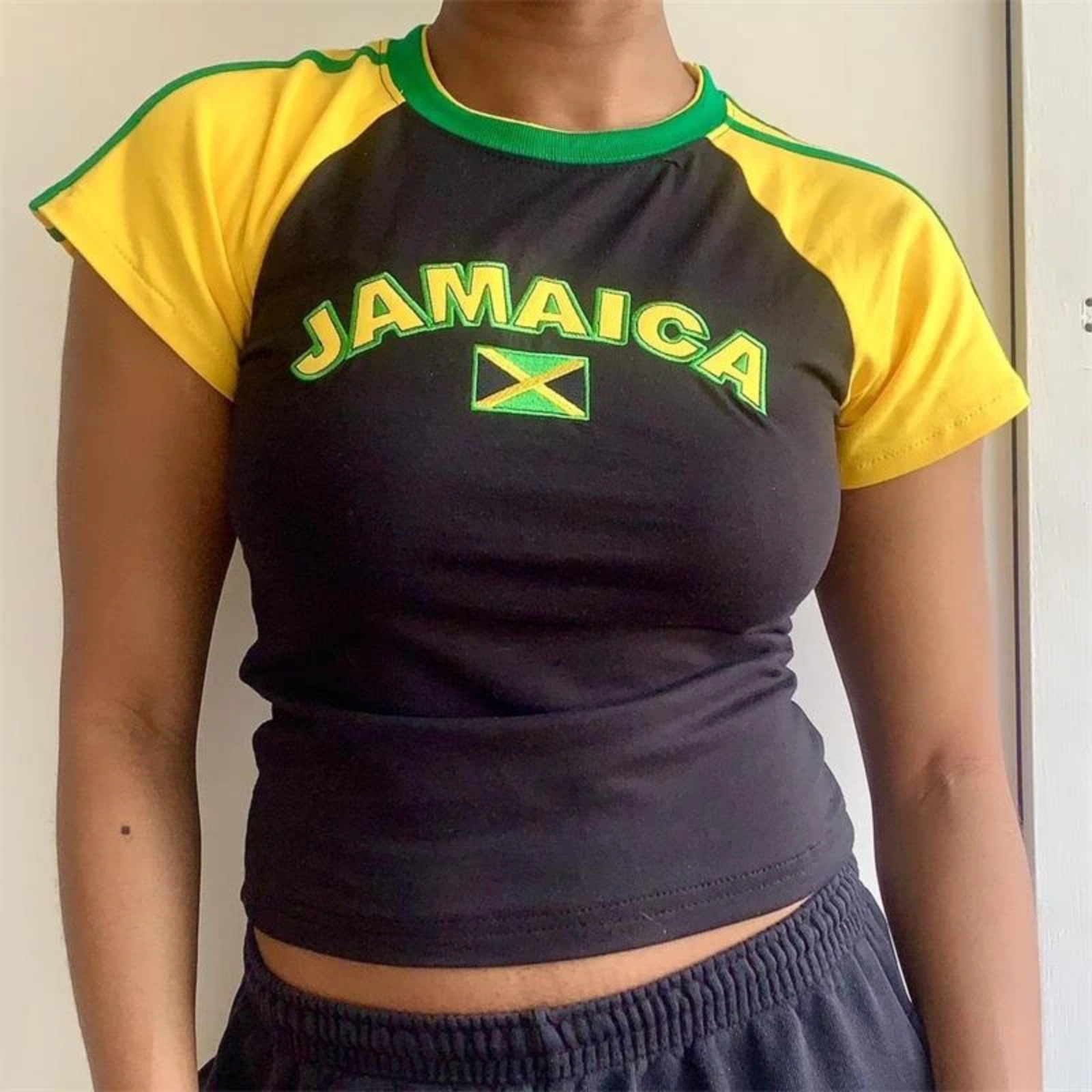 Women Aesthetic Jamaica Letter - Baby Clothing Cheap ulasan dan harga