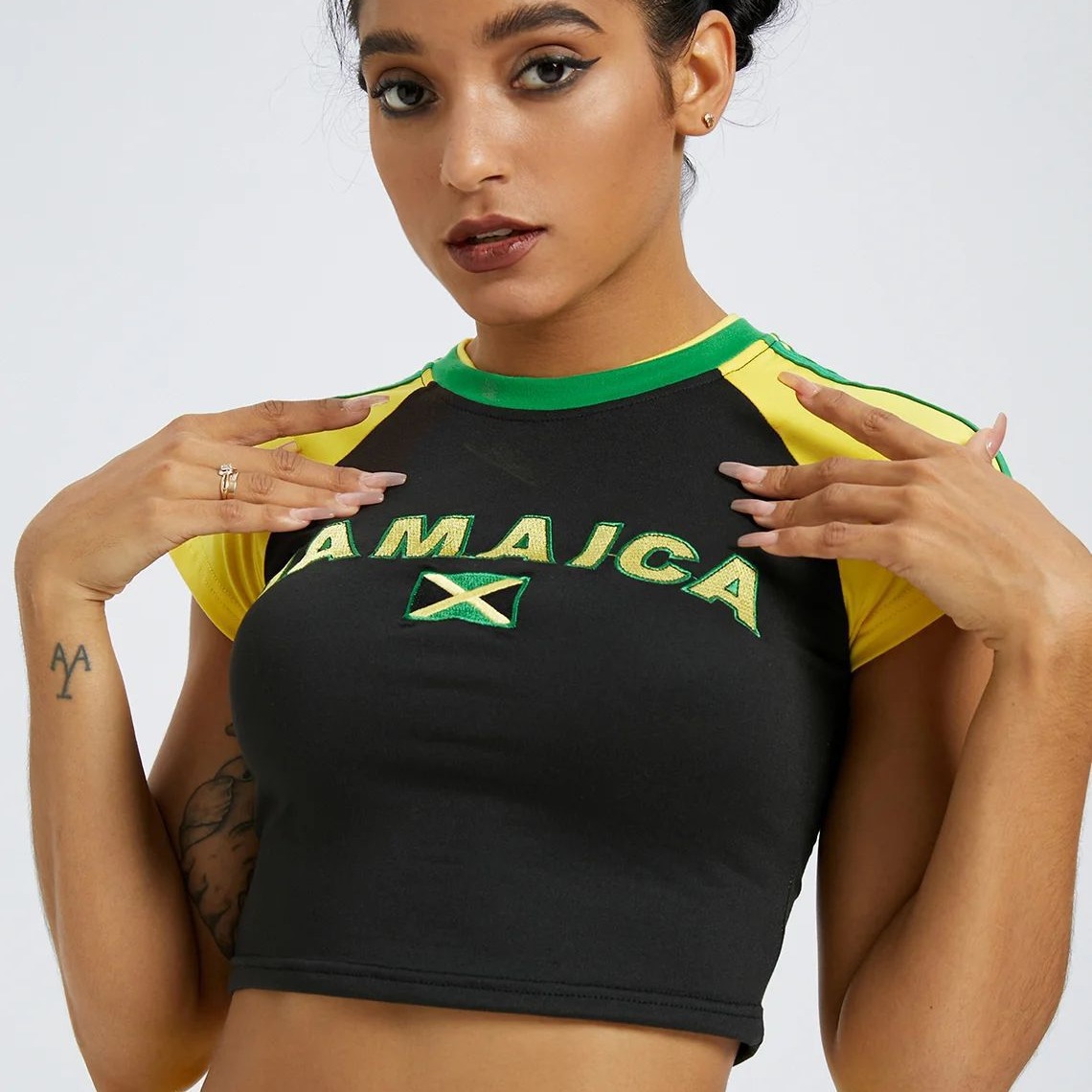 Women Aesthetic Jamaica Letter - Baby Clothing Cheap ulasan dan harga