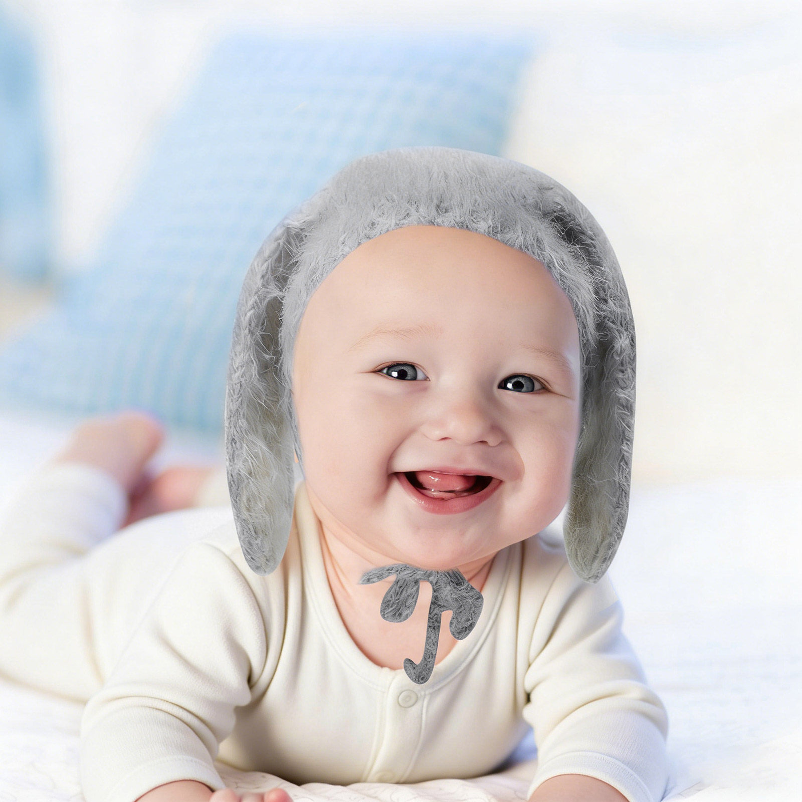 Newborn Warm Rabbit Ear Beanie - Baby Hat Beanie ulasan dan harga
