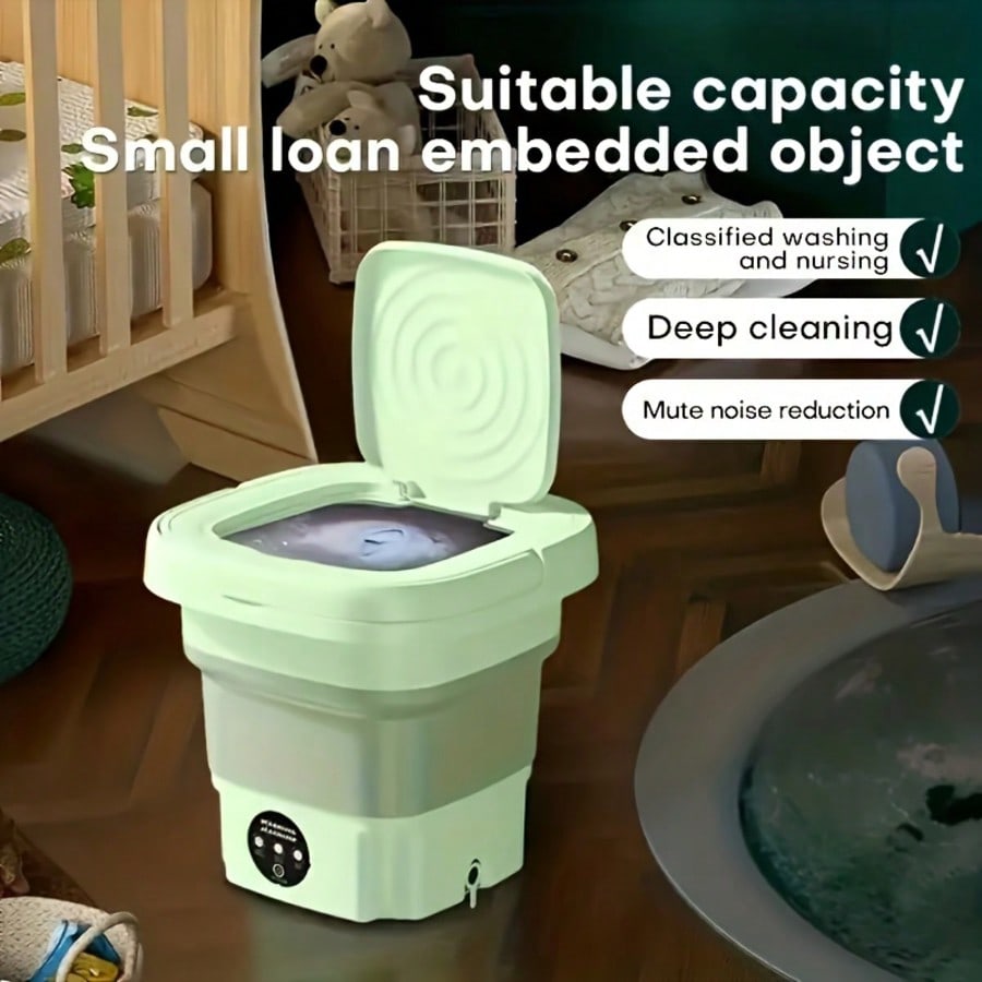 Foldable Mini Washing Machine, - Baby Clothing Washing Machine ulasan dan harga
