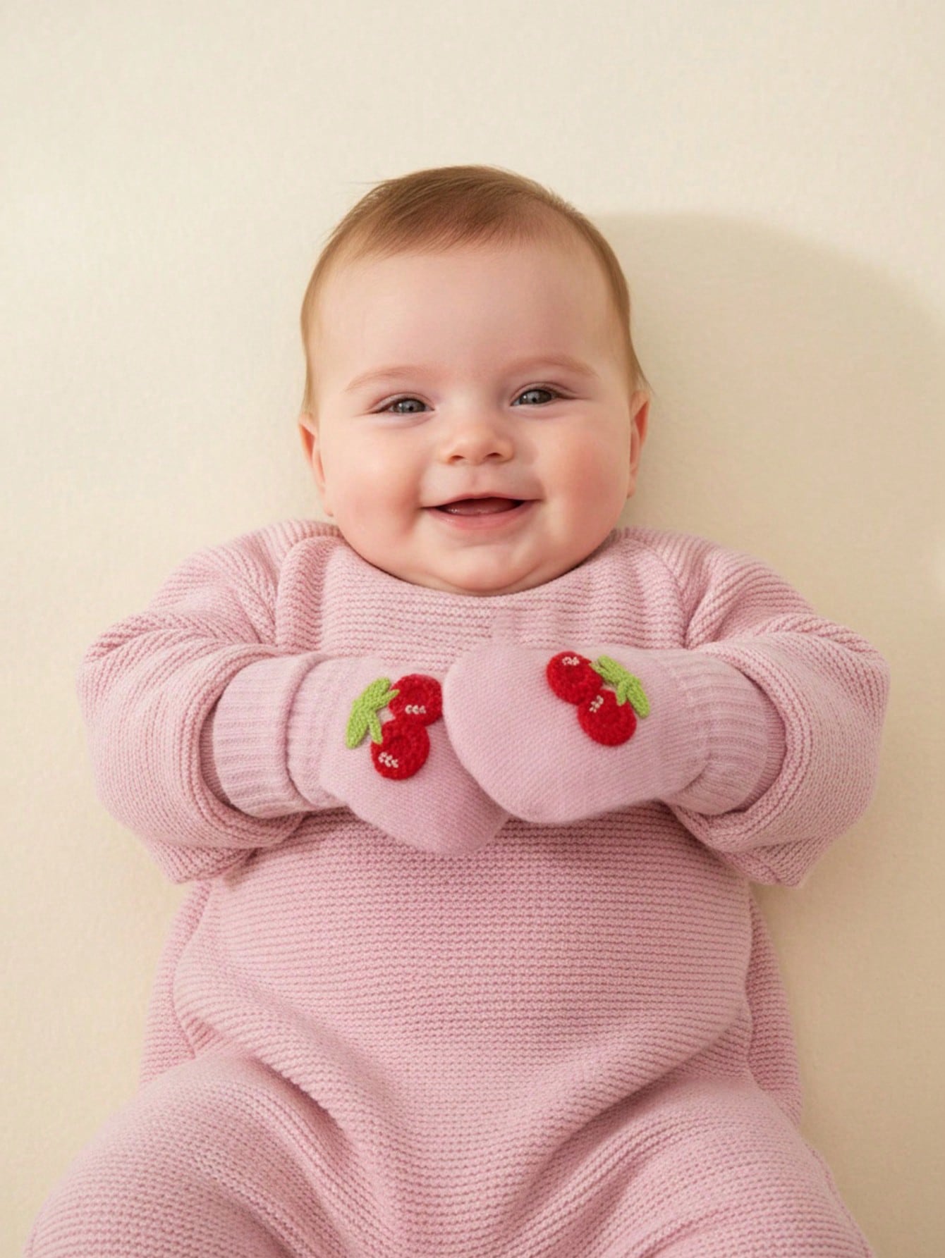 3Pairs Baby Girls 0-12M Knitte - Baby Mittens Scratch ulasan dan harga
