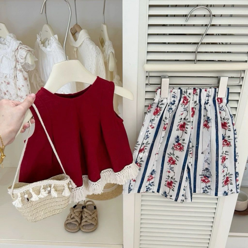 Summer girls' outfit, stylish  - Baby Clothing Unique ulasan dan harga