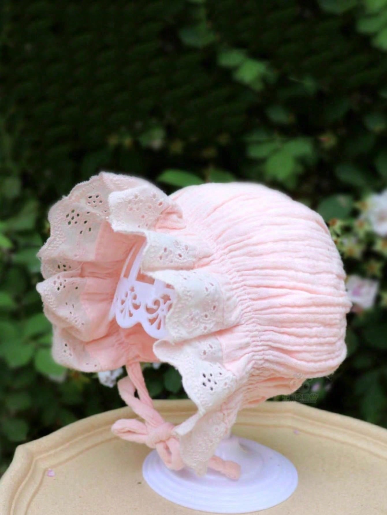 1Pc Vintage Lace Floral Baby B - Baby Hat Beanie ulasan dan harga