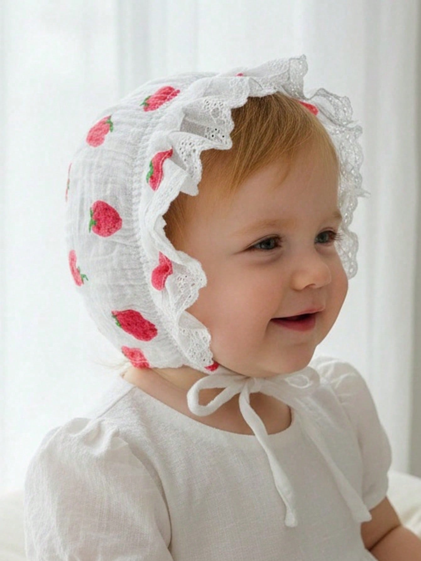 1Pc Vintage Lace Floral Baby B - Baby Hat Beanie ulasan dan harga