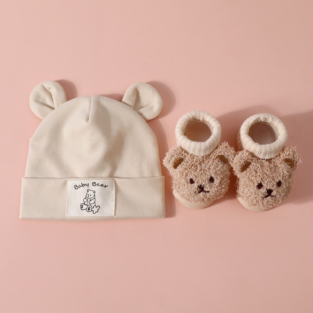 2Pcs/Set Cute Cotton Baby Hat  - Baby Hat Beanie ulasan dan harga