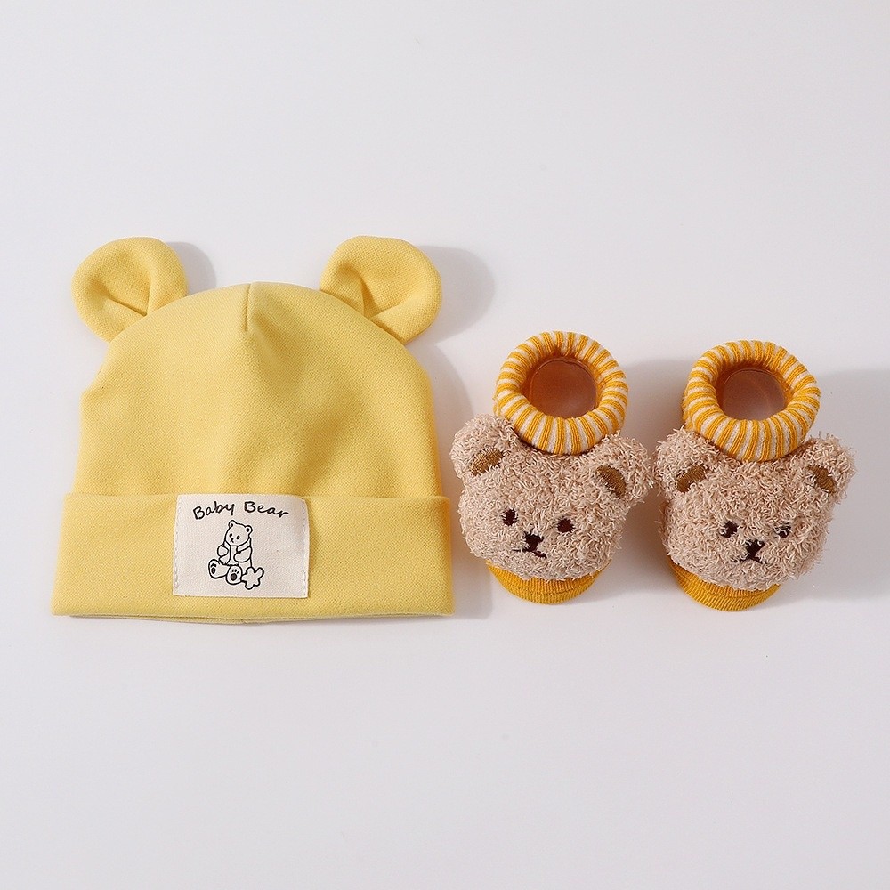 2Pcs/Set Cute Cotton Baby Hat  - Baby Hat Beanie ulasan dan harga