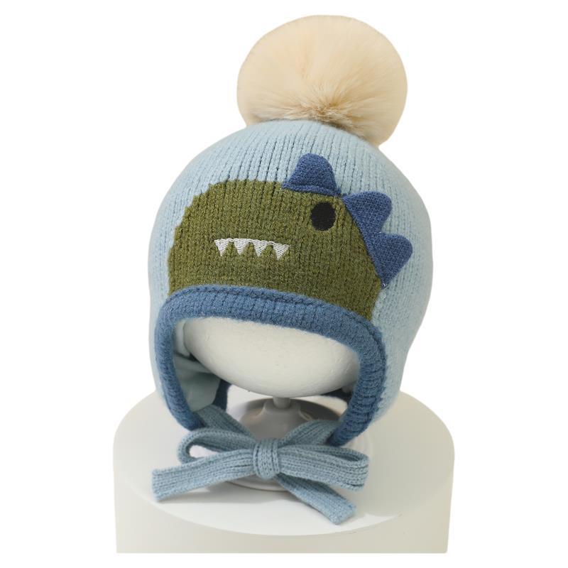 Cute Cartoon Animals Pompom Ha - Baby Hat Beanie ulasan dan harga