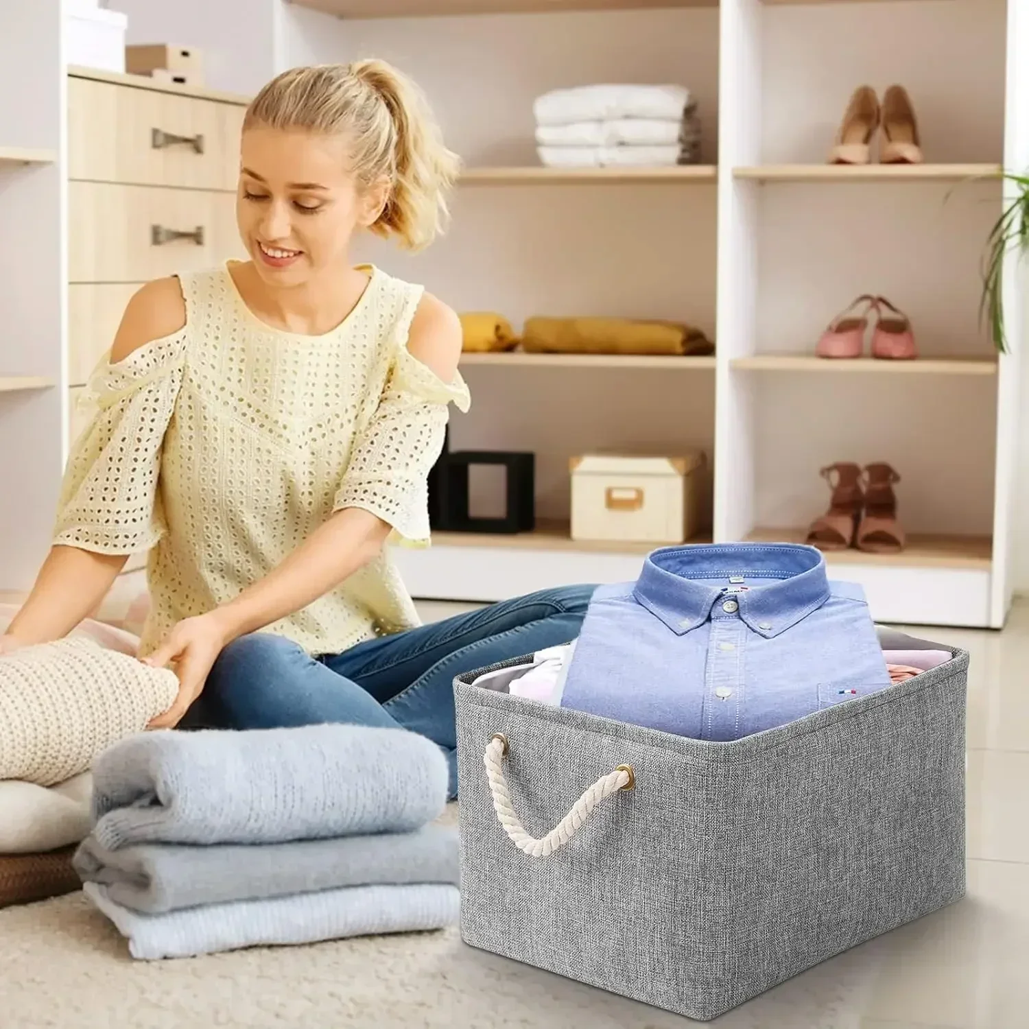 Large-capacity Collapsible Sto - Baby Clothing Storage ulasan dan harga