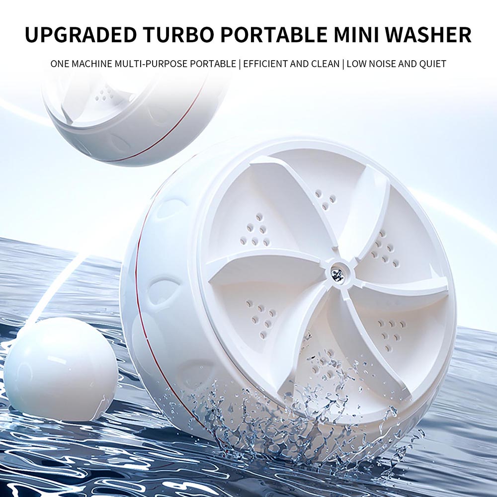 Portable Mini Ultrasonic Washe - Baby Clothing Washing Machine ulasan dan harga