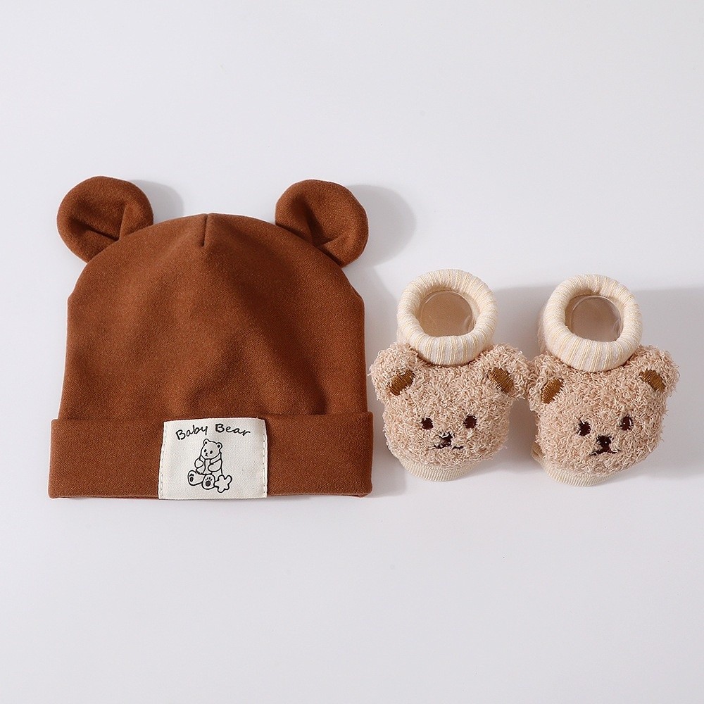 2Pcs/Set Cute Cotton Baby Hat  - Baby Hat Beanie ulasan dan harga