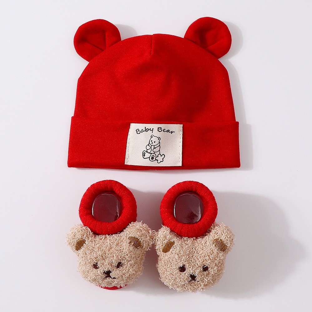 2Pcs/Set Cute Cotton Baby Hat  - Baby Hat Beanie ulasan dan harga
