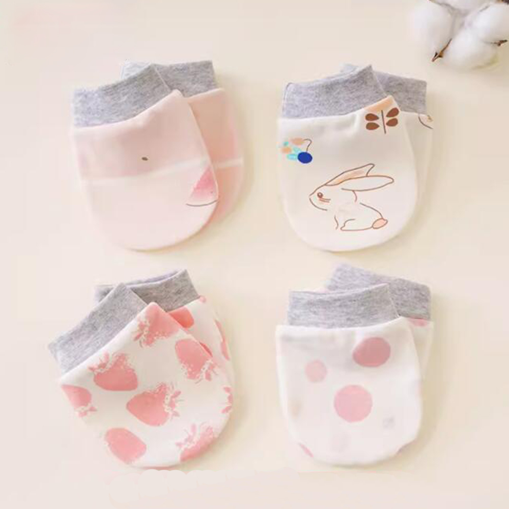 5 Pairs/Set Baby Cotton Soft M - Baby Mittens Scratch ulasan dan harga