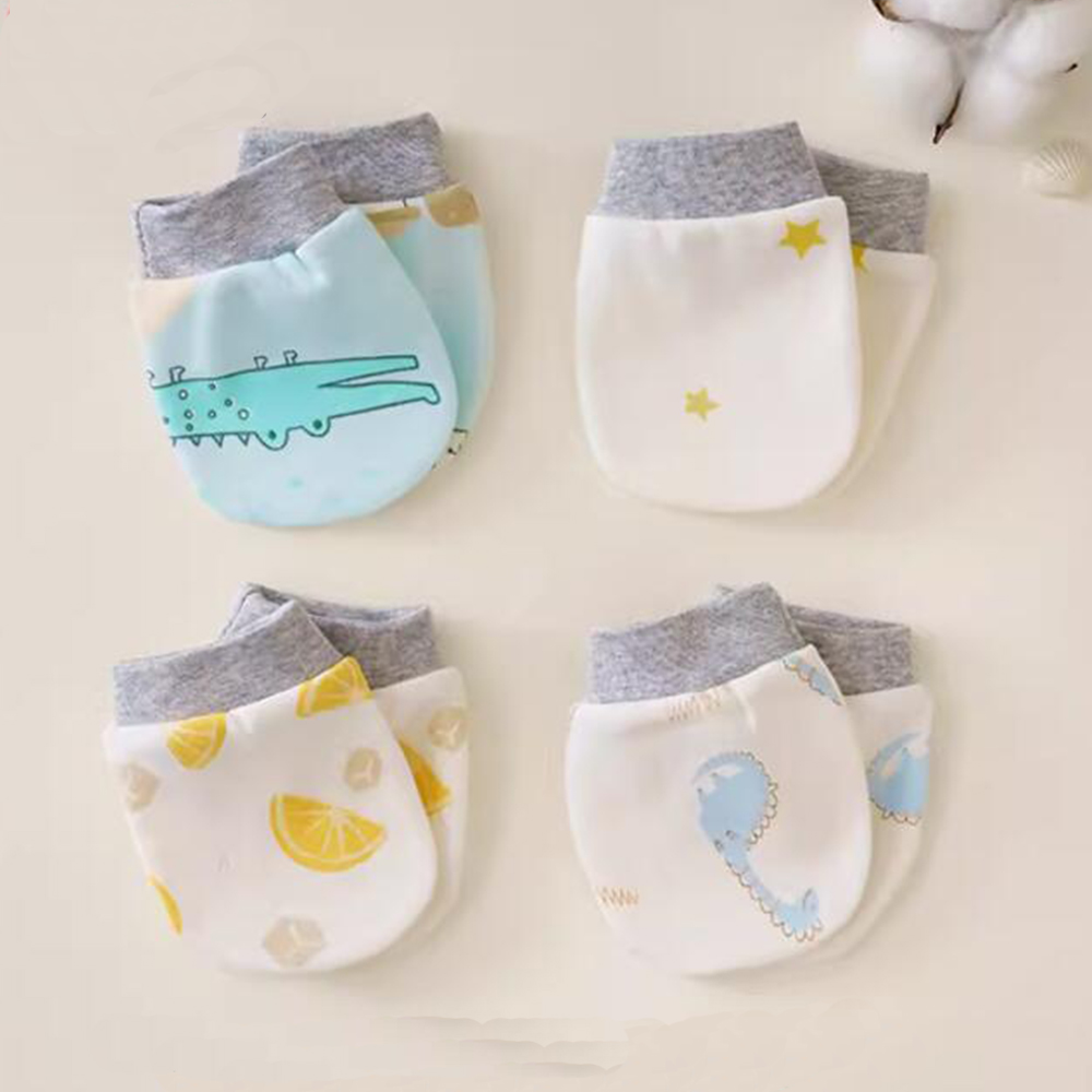 5 Pairs/Set Baby Cotton Soft M - Baby Mittens Scratch ulasan dan harga