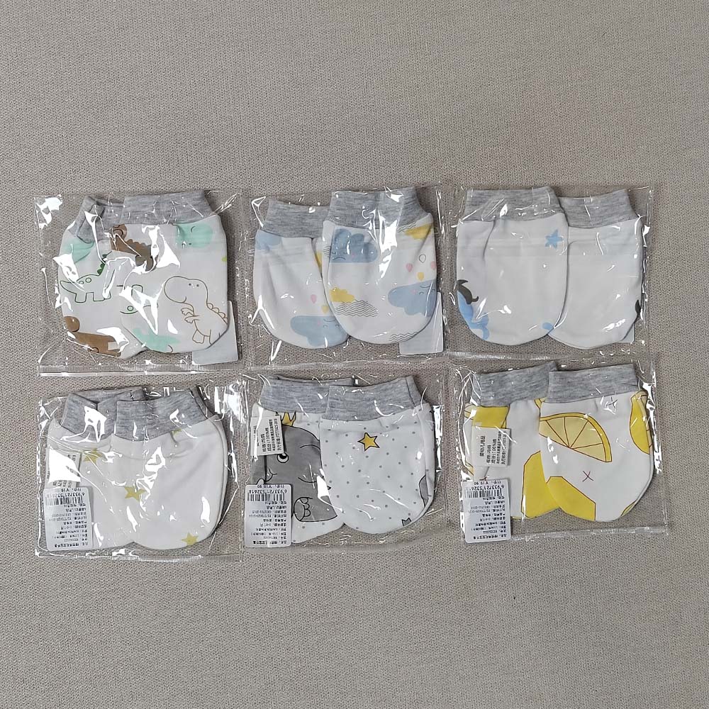 5 Pairs/Set Baby Cotton Soft M - Baby Mittens Scratch ulasan dan harga