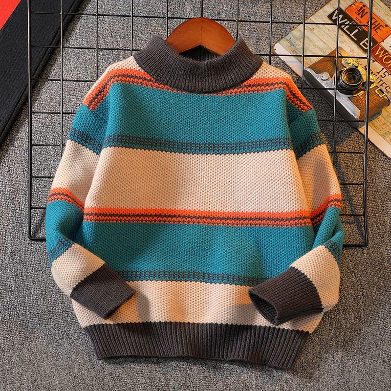 Boys Knitted Sweater New Winte - Baby Clothing Jumpers ulasan dan harga