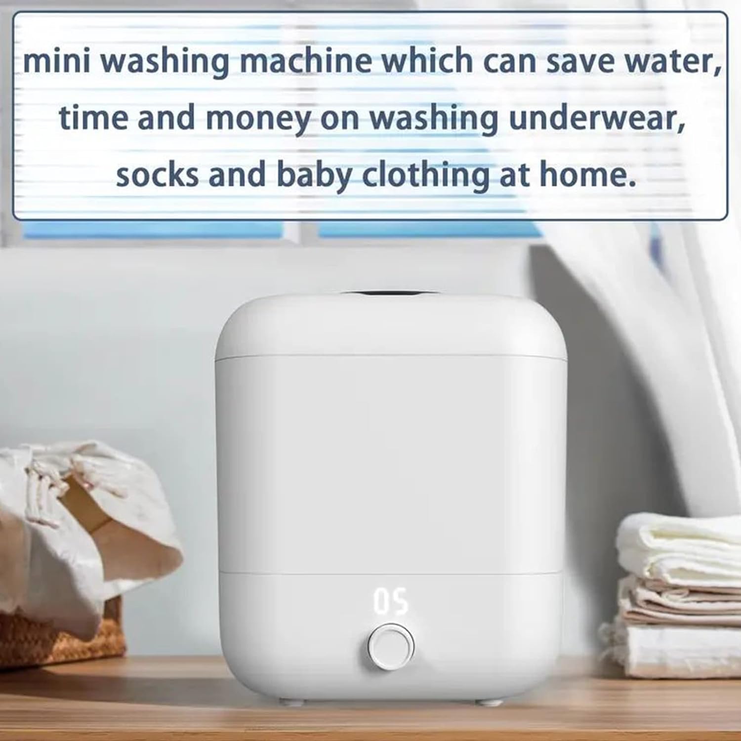 Portable wireless charging was - Baby Clothing Washing Machine ulasan dan harga