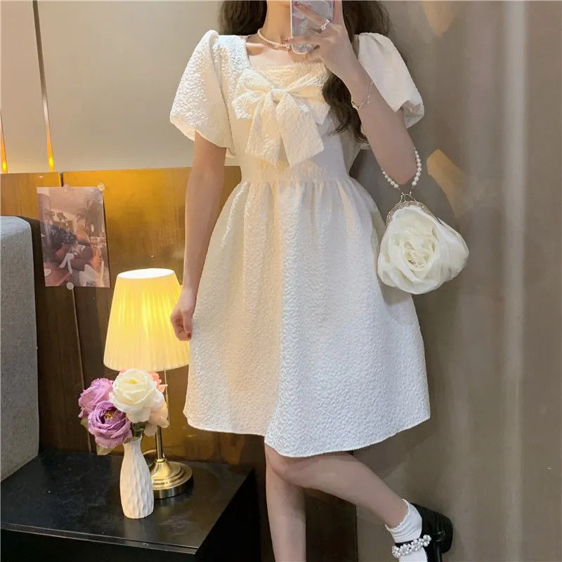 Casual Puff Sleeve Fairy Dress - Baby Clothing Cheap ulasan dan harga