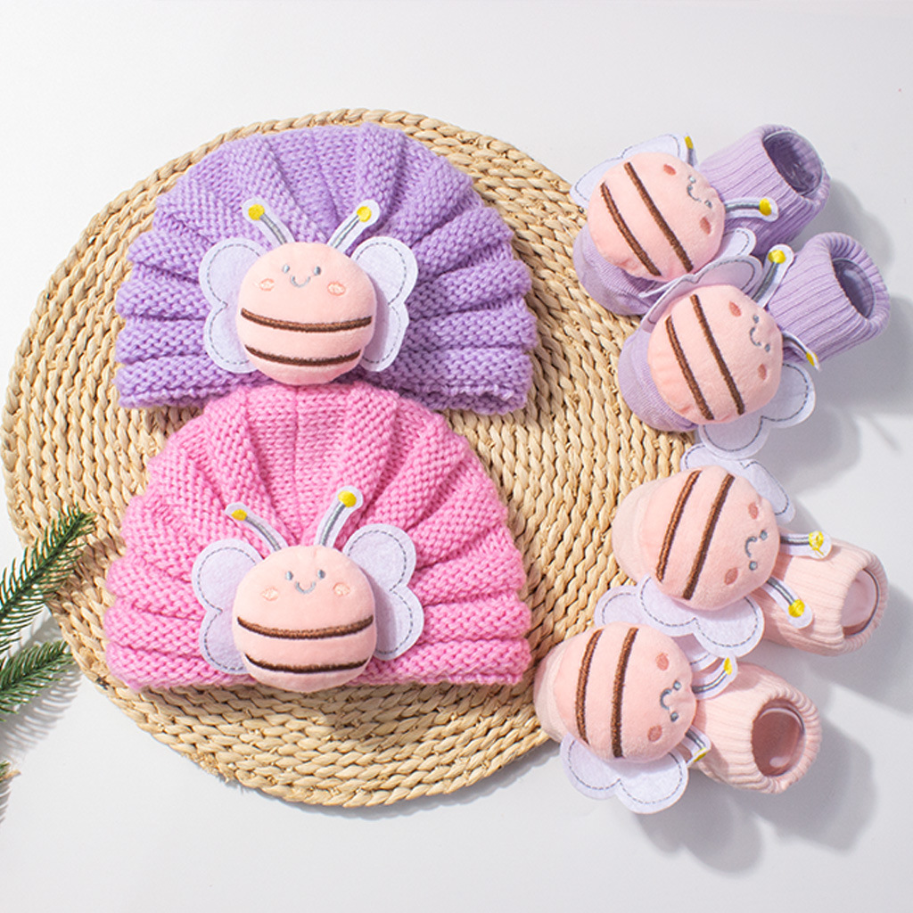 2Pcs/Set Baby Knitted Turban H - Baby Hat Beanie ulasan dan harga