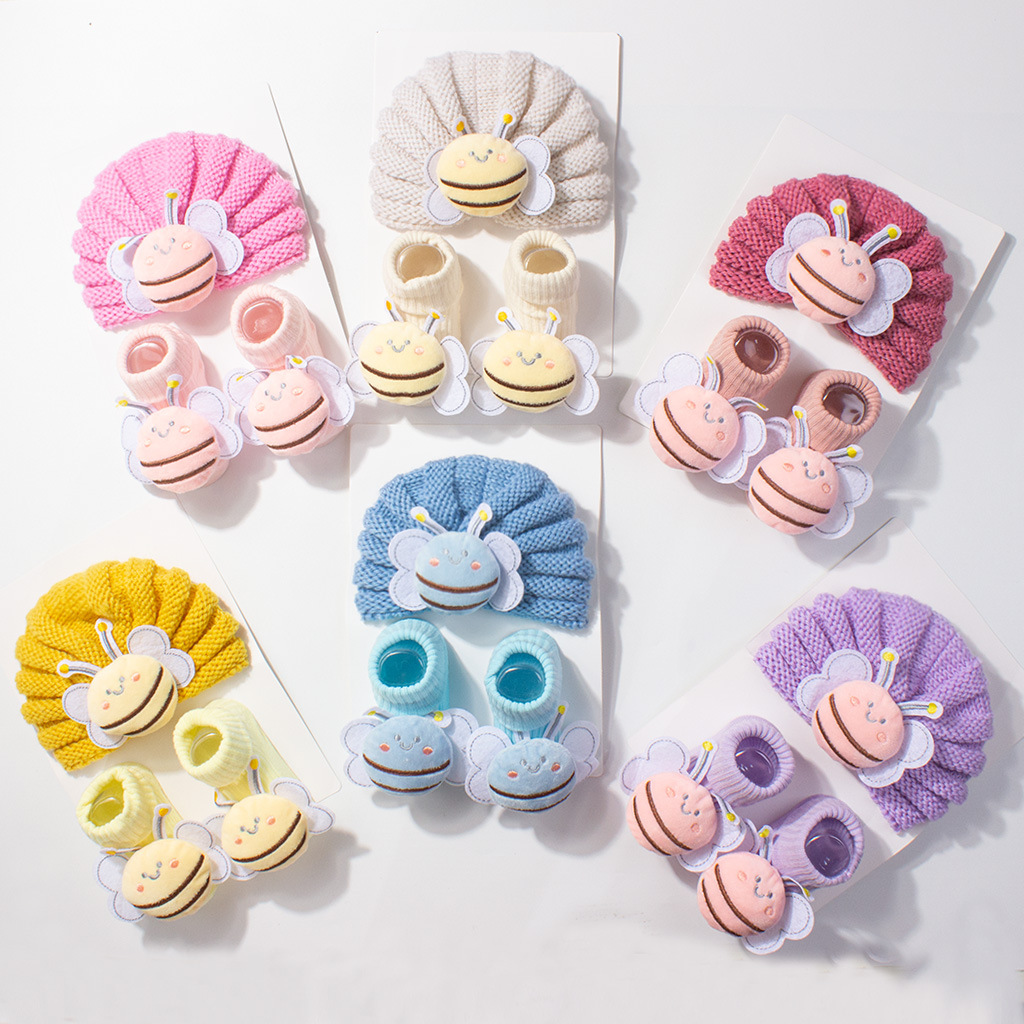 2Pcs/Set Baby Knitted Turban H - Baby Hat Beanie ulasan dan harga